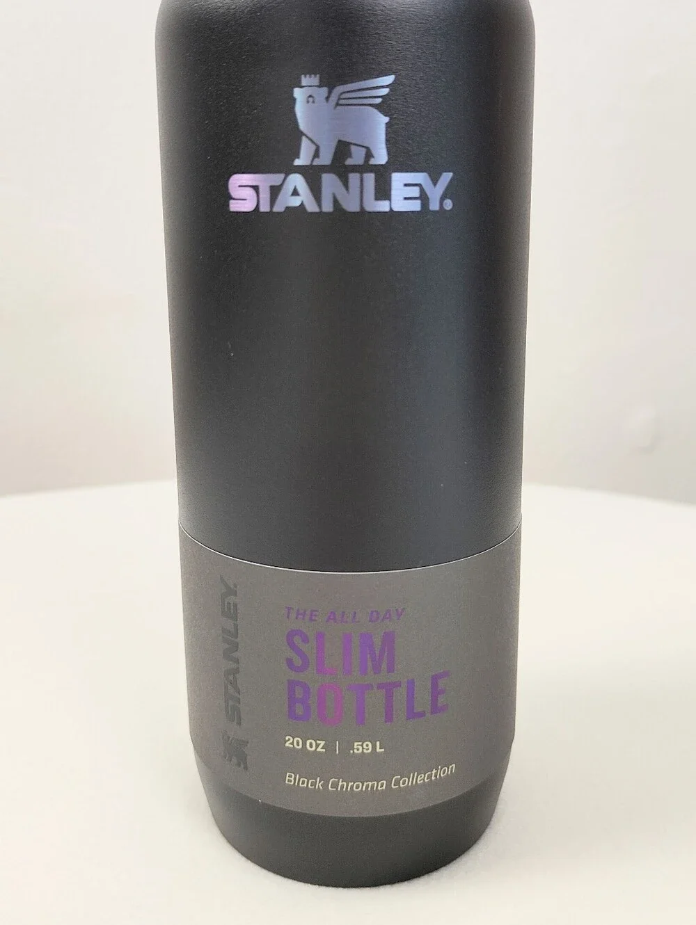 Stanley 20oz The Black Chroma All Day Slim Bottle Insulated Water Bottle - Picture 2 of 9